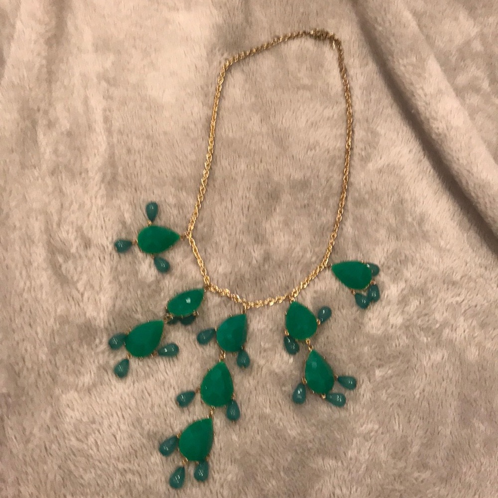 Teal necklace